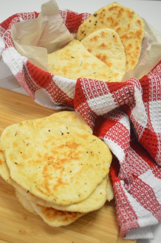 Homemade Garlic Naan Bread