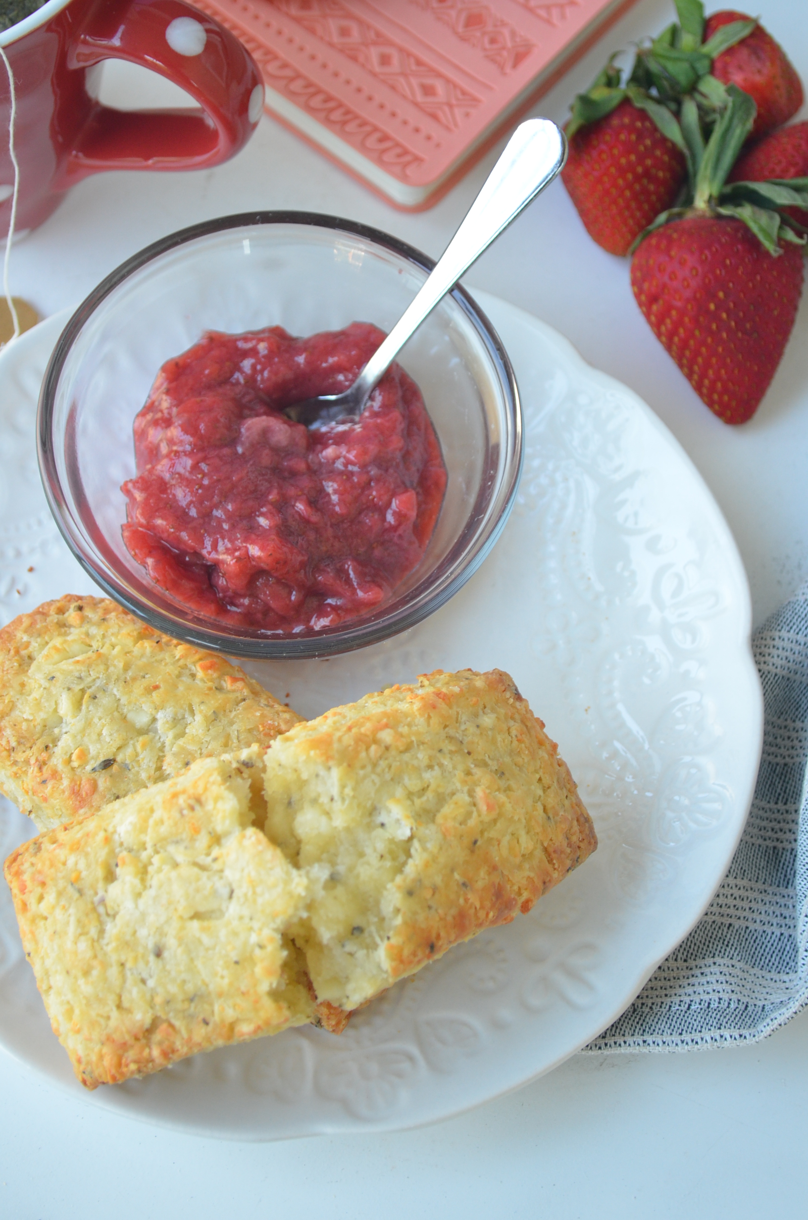 Buttermilk Feta Biscuits By SweetnSpicyLiving.com