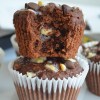 Chocolate Banana Muffin by SweetNSpicyLiving.com