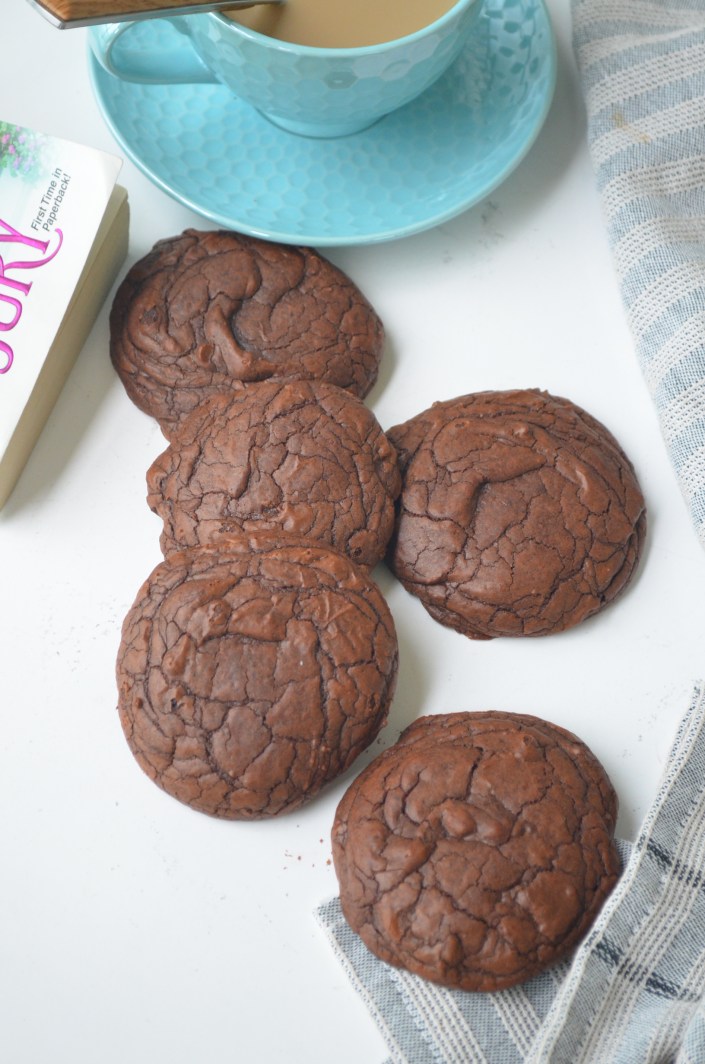 Chocolate Fudge Brownie Cookie By SweetNSpicyLiving.com