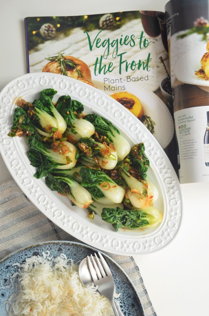 Easy Gluten Free Garlic Bok Choy