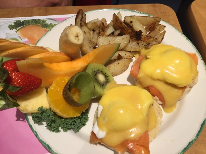 Salmon Eggs Benedicte at CORA