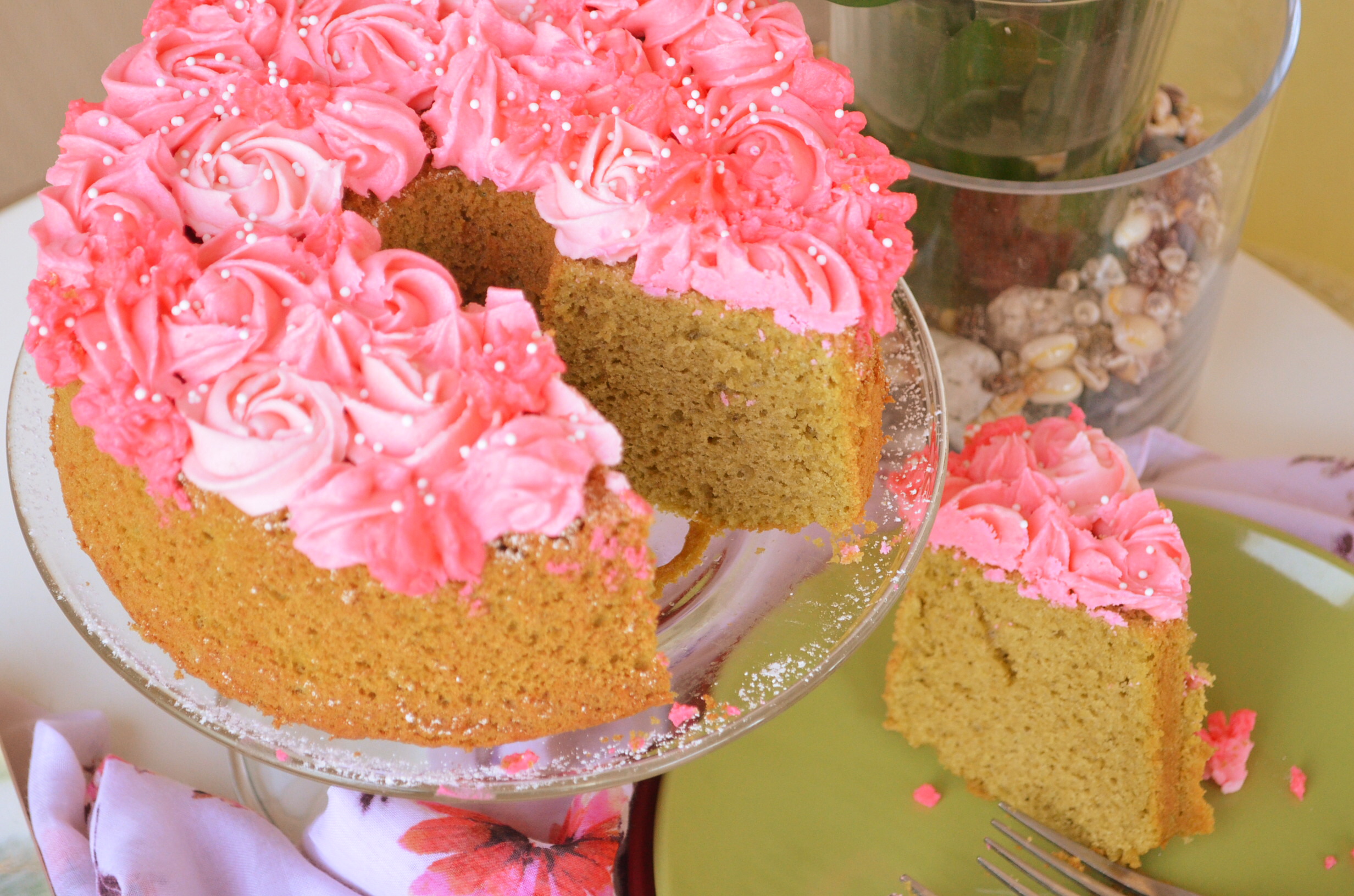 Small Batch Green Tea Cake