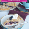 Blueberry Custard Crumble&nbsp;Pie