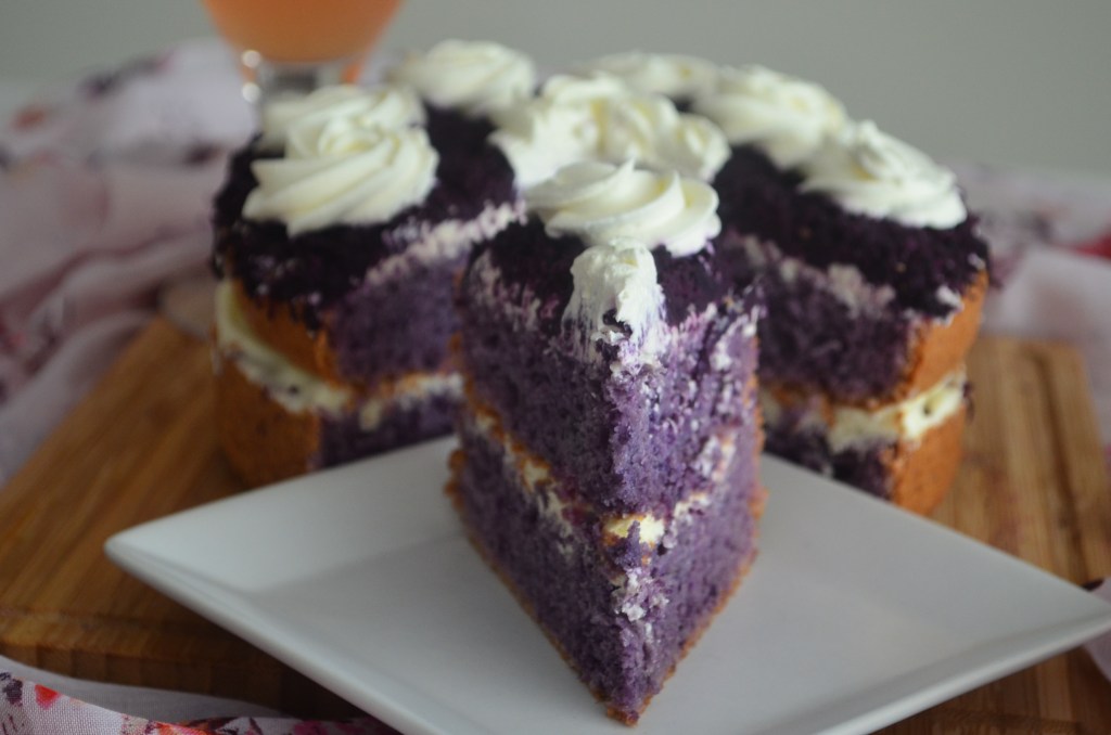 Small Batch Ube Chiffon Cake Recipe