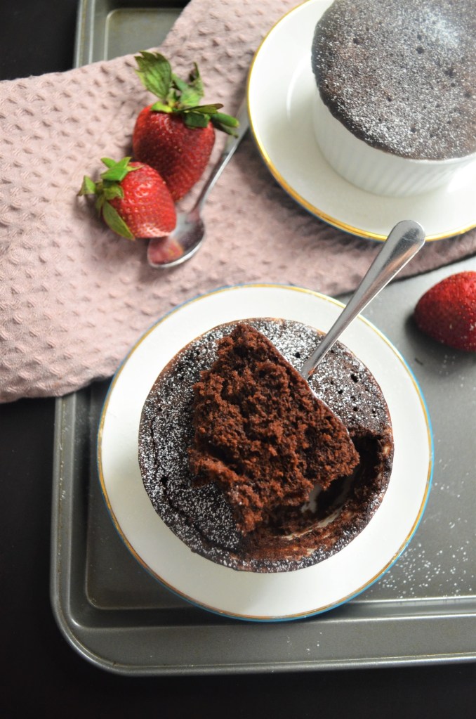 Small Batch Chocolate Cake for Two
