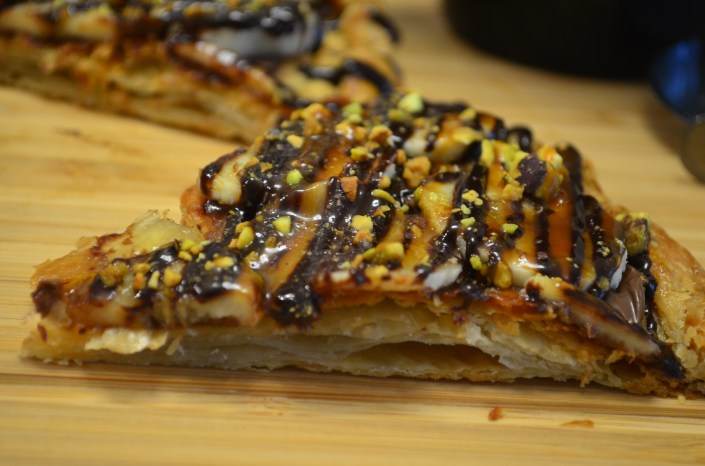 Going Bana-Nuts Pizza Puff