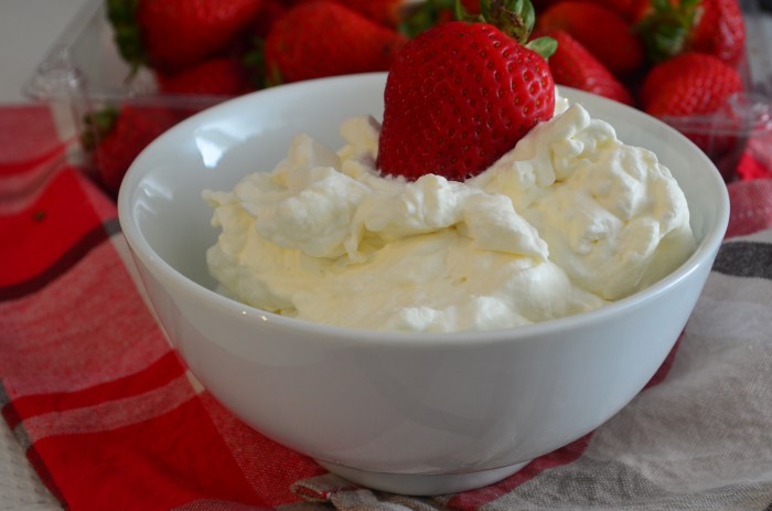Perfect whipped cream