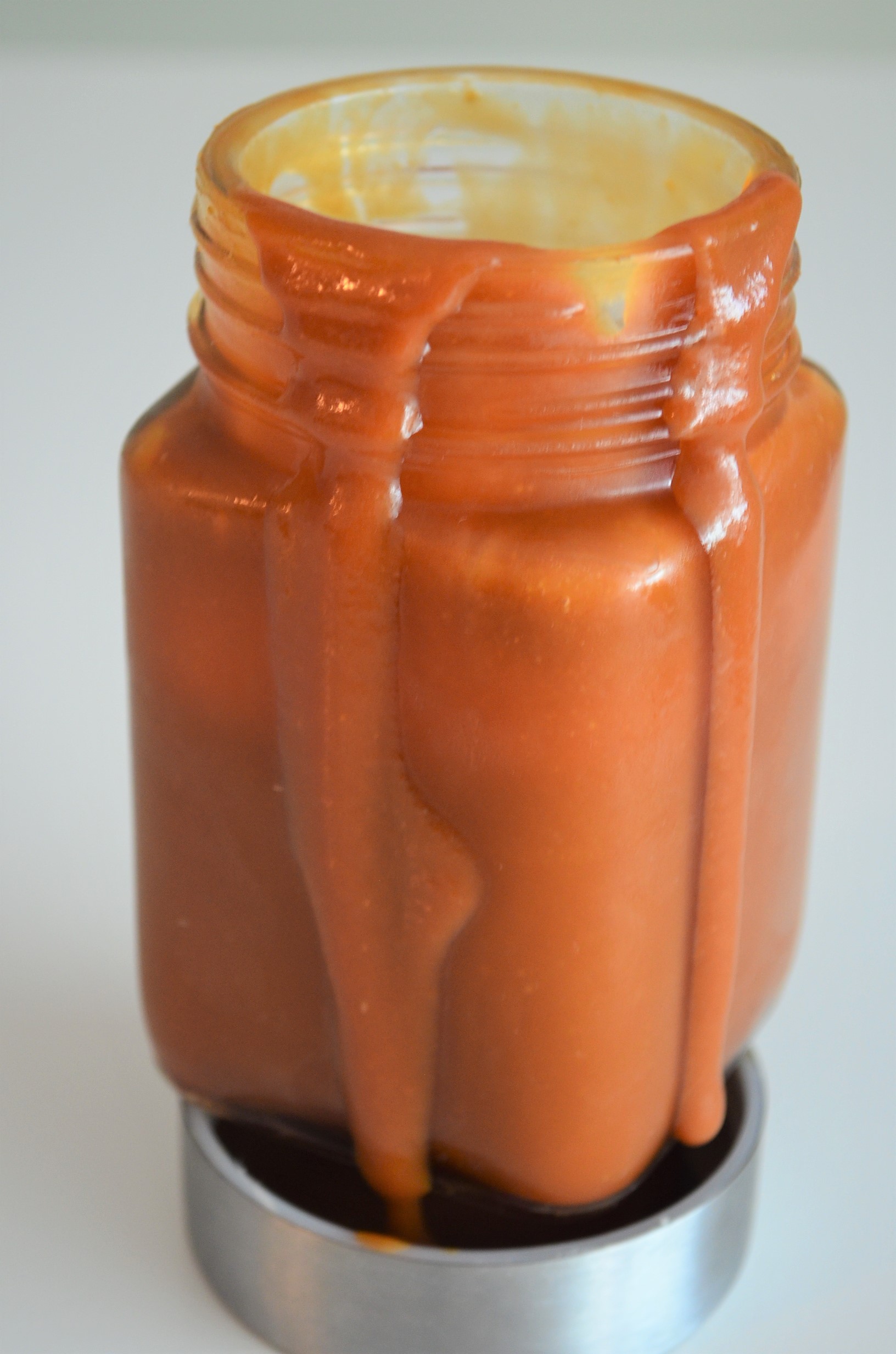 Homemade Salted Caramel Sauce at SweetNSpicyLiving.com