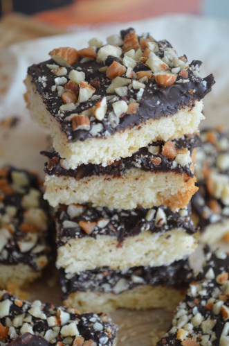 Almond Shortbread Bar by SweetNSpicyLiving
