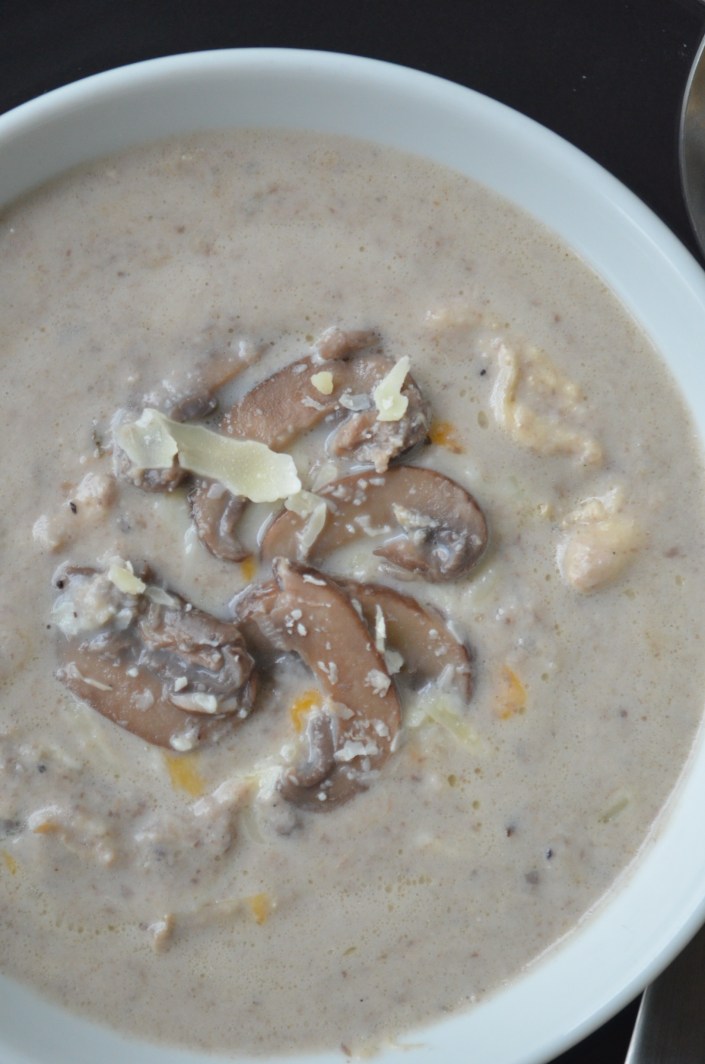 Creamy Chicken Mushroom Soup