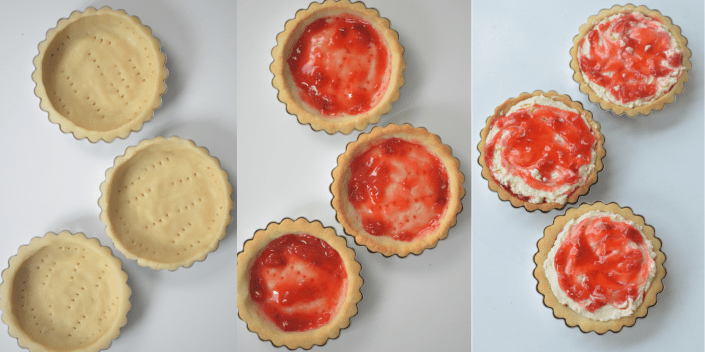 Strawberry Shortbread Collage