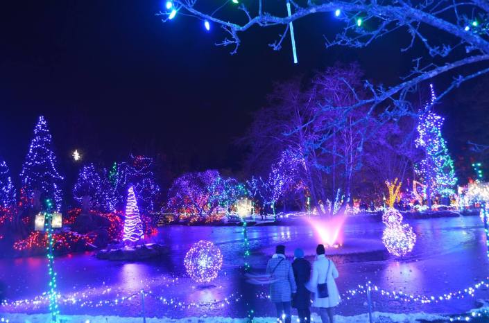 Festival of Lights at Vandusen Garden, vancouver BC