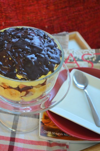 Boston Cream Trifle Cake