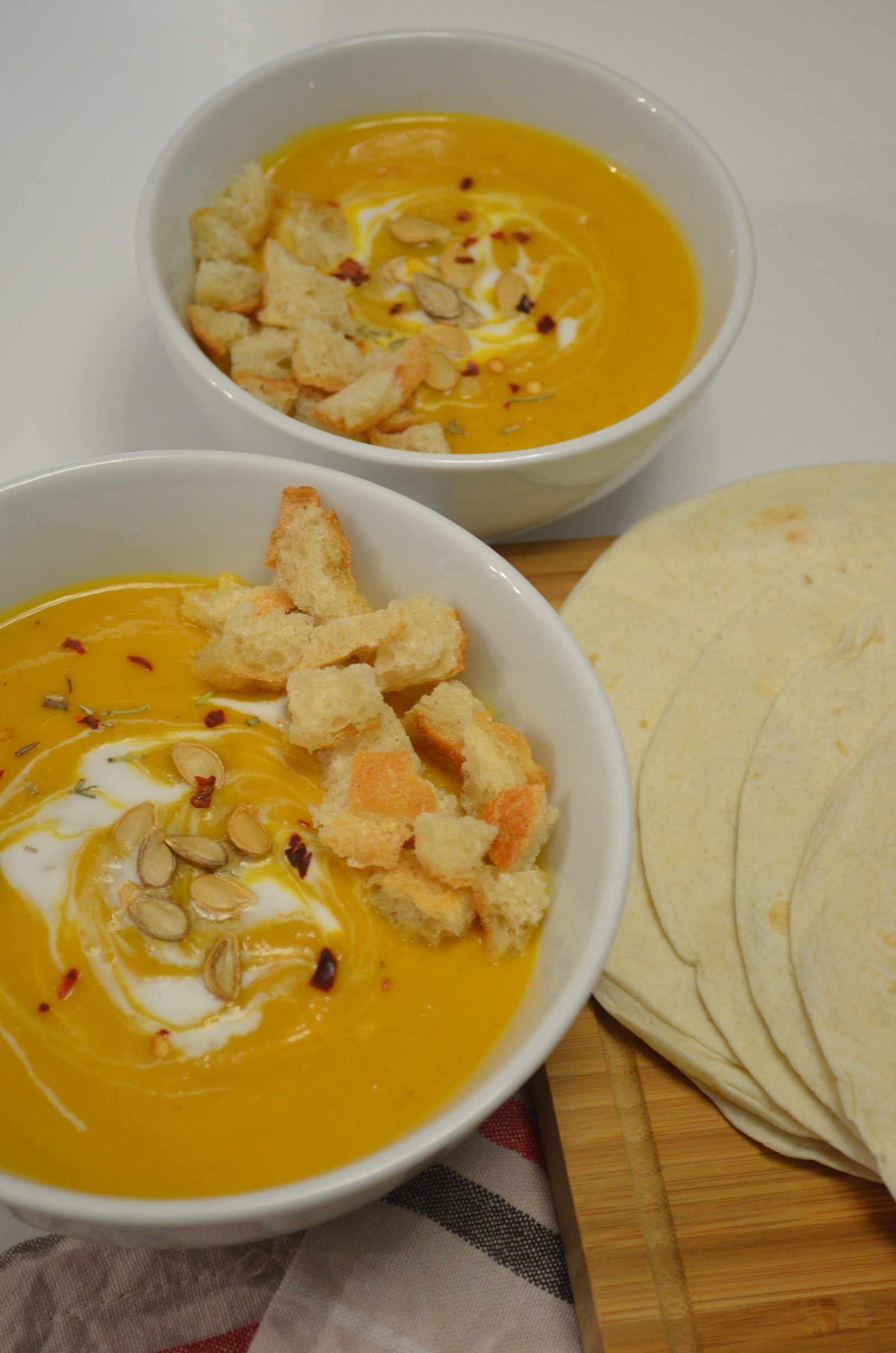 Curried Butternut Squash Soup Recipe