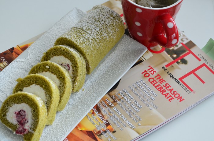 Matcha Swiss Roll Cake