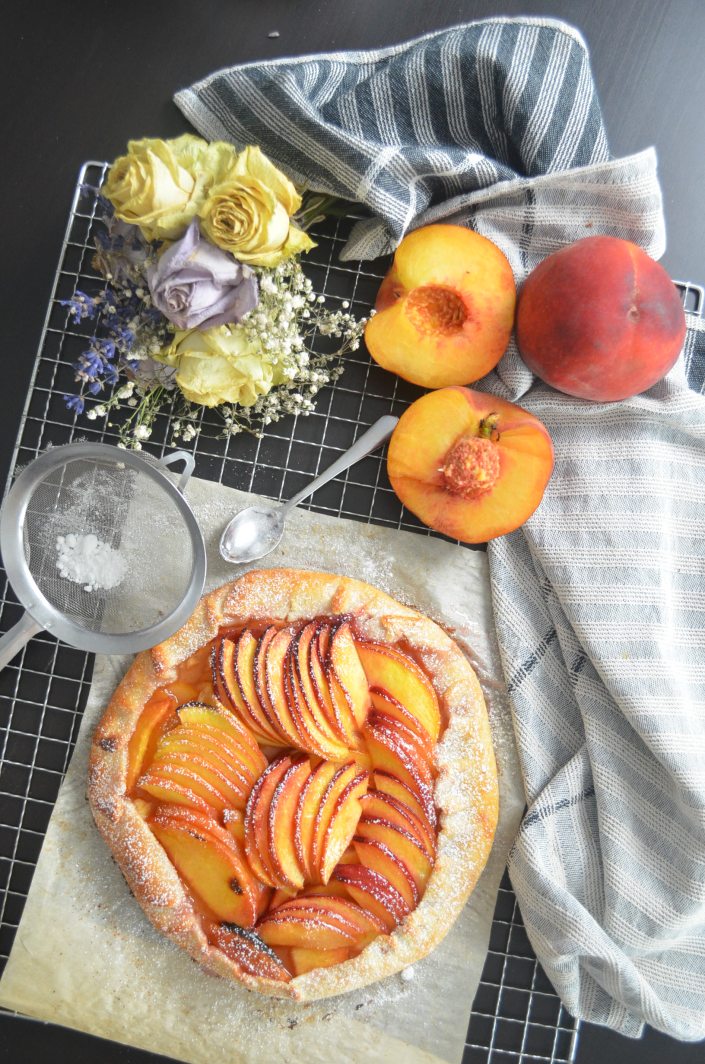 Small Batch Peach Galette Pie