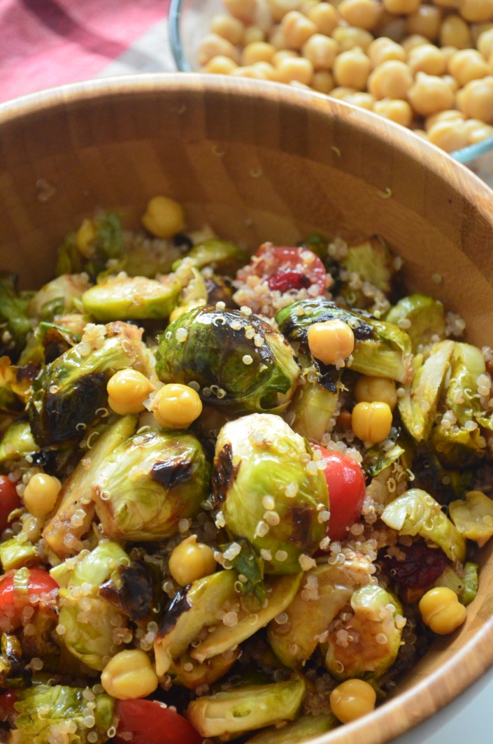 Brussels Sprouts Quinoa Salad