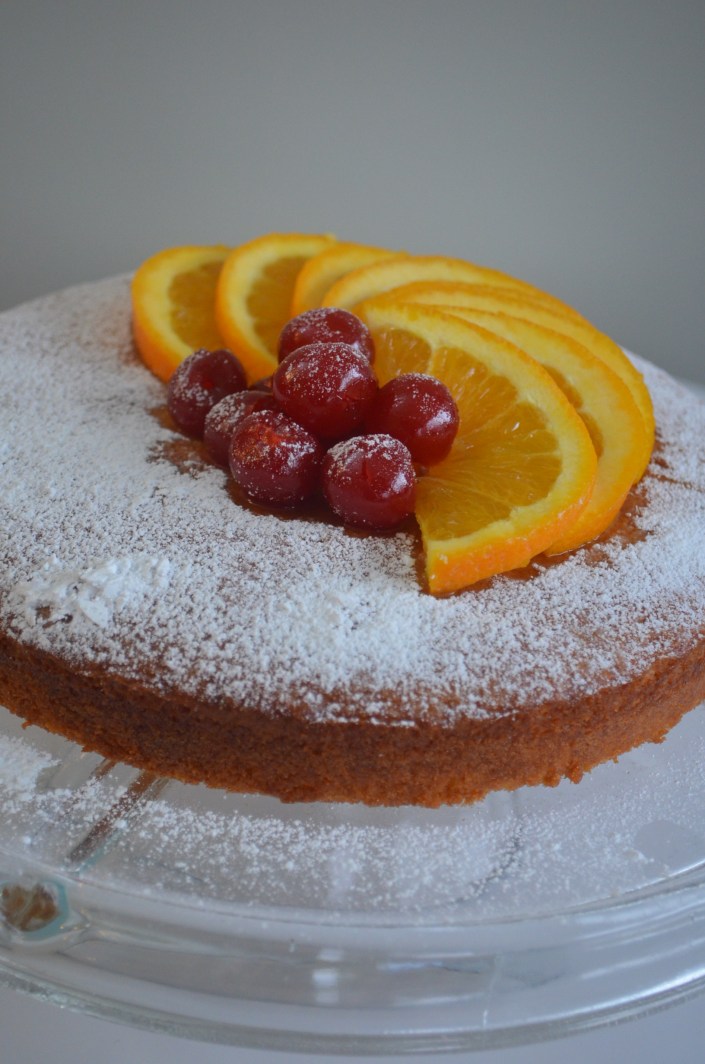 Eggless & Butterless Orange Sponge Cake Recipe