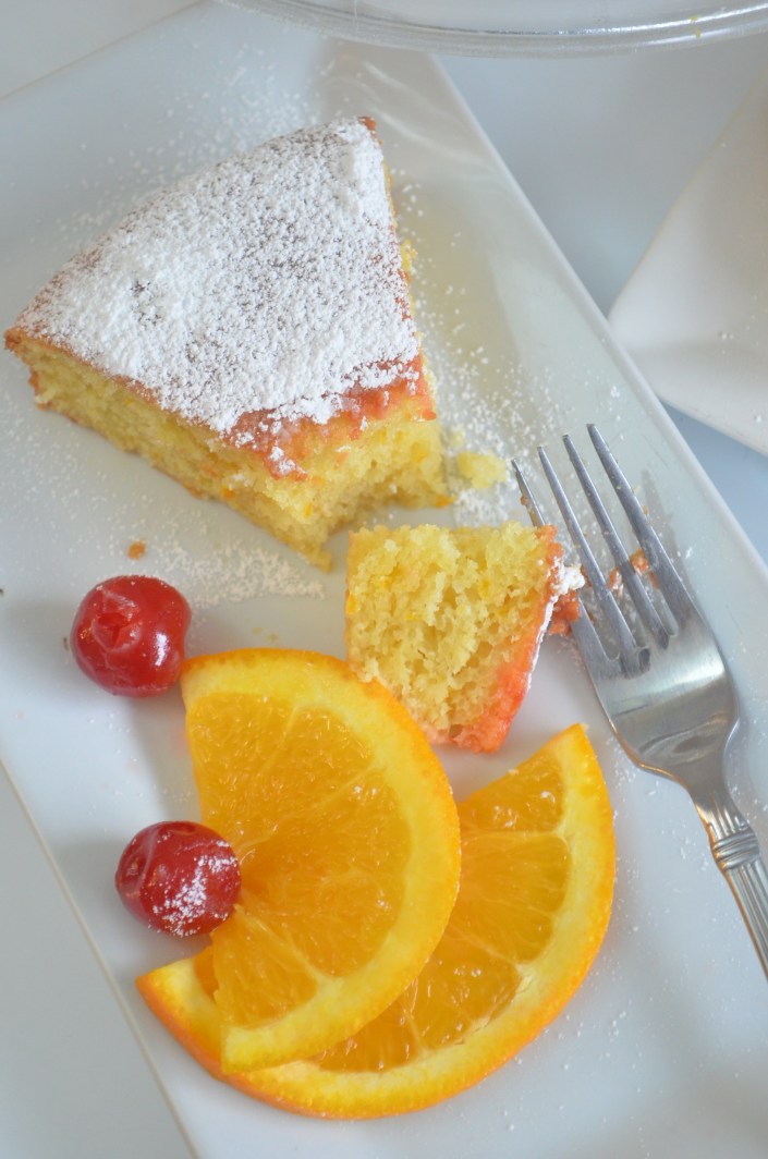 Eggless & Butterless Orange Sponge Cake Recipe