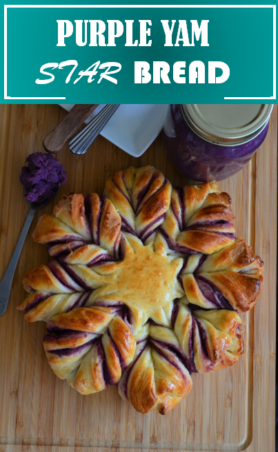 Purple Yam Star Bread