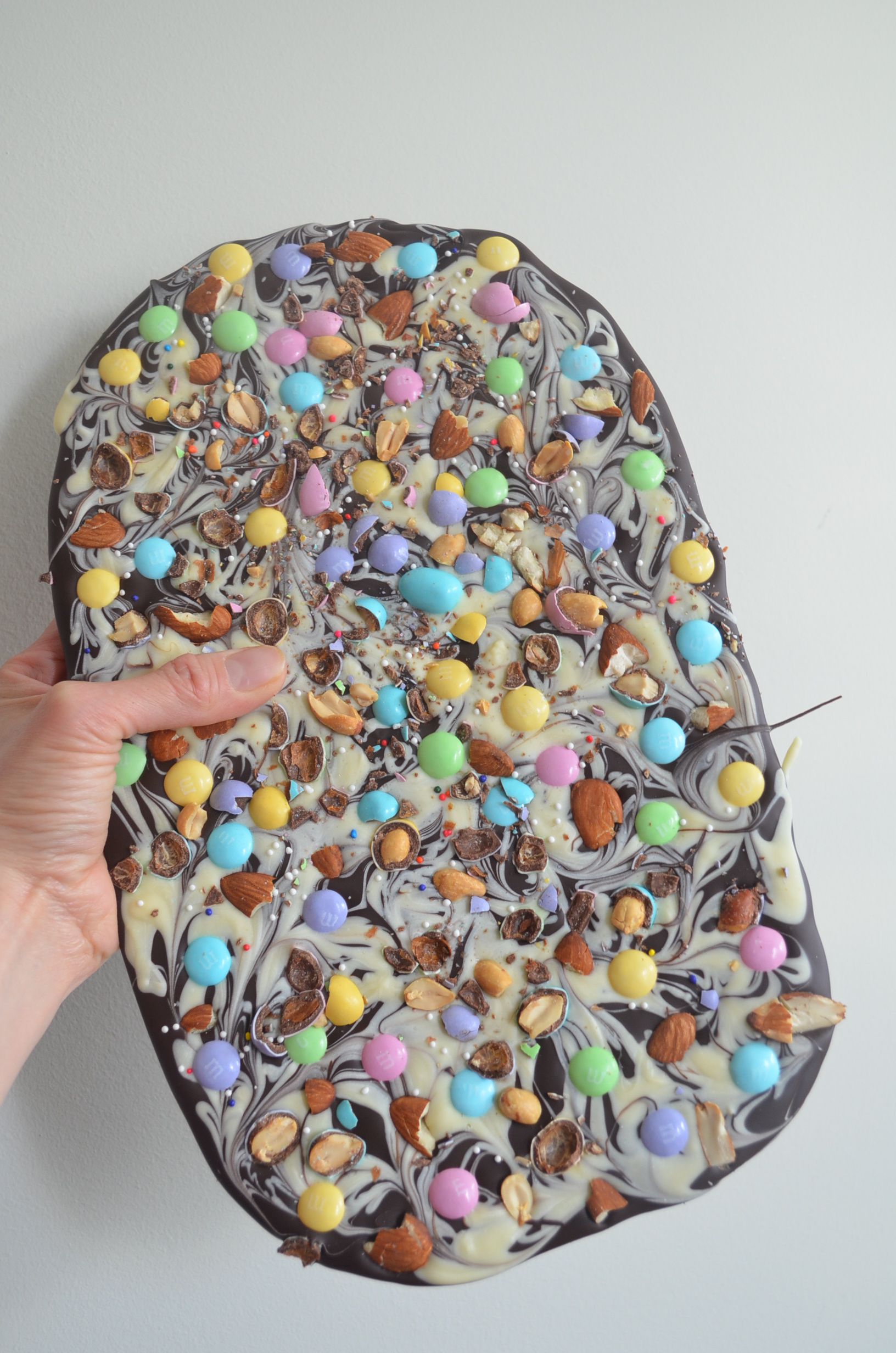 Easter M&M Bark Chocolates