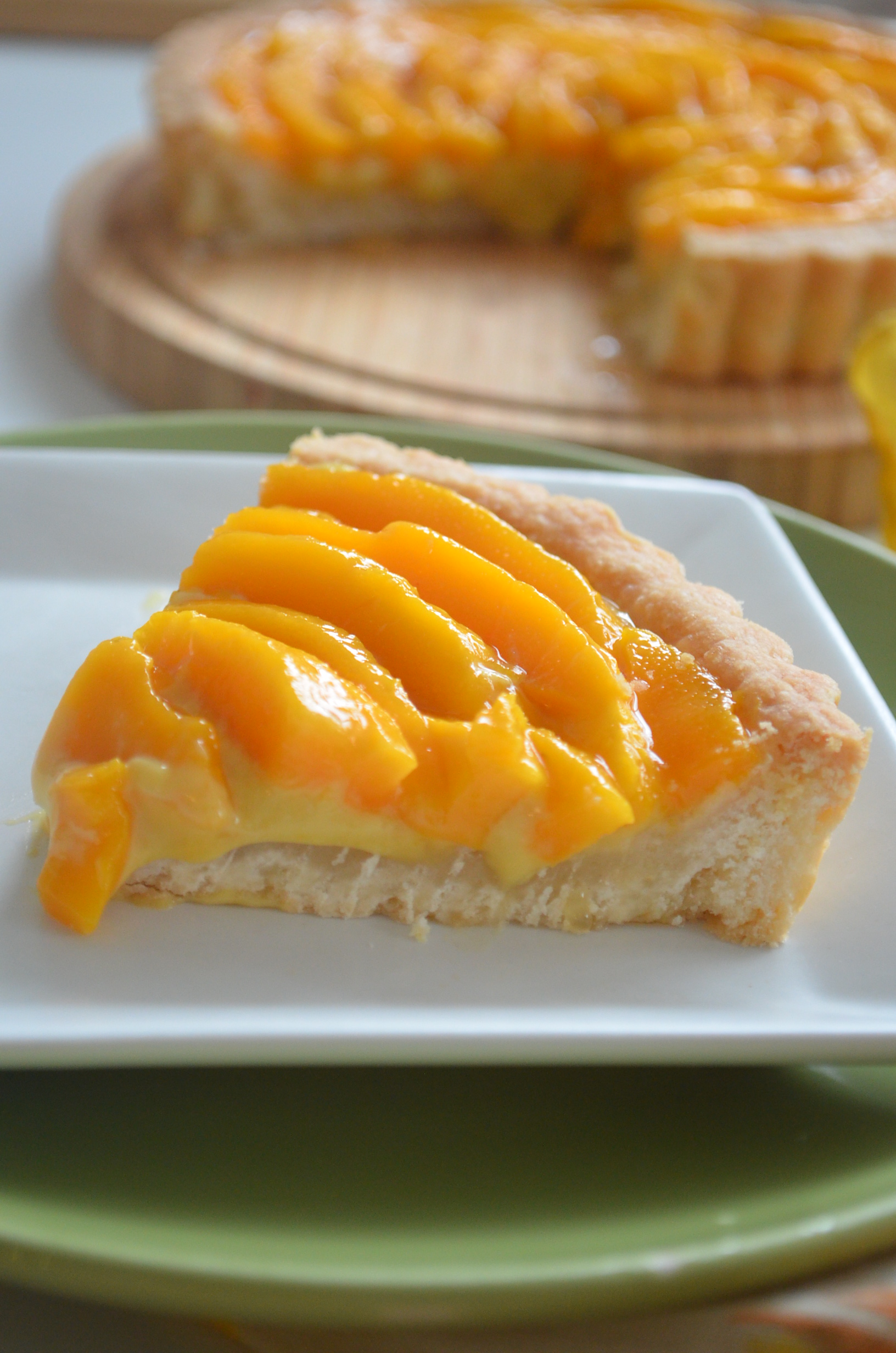 Mango Custard Tart