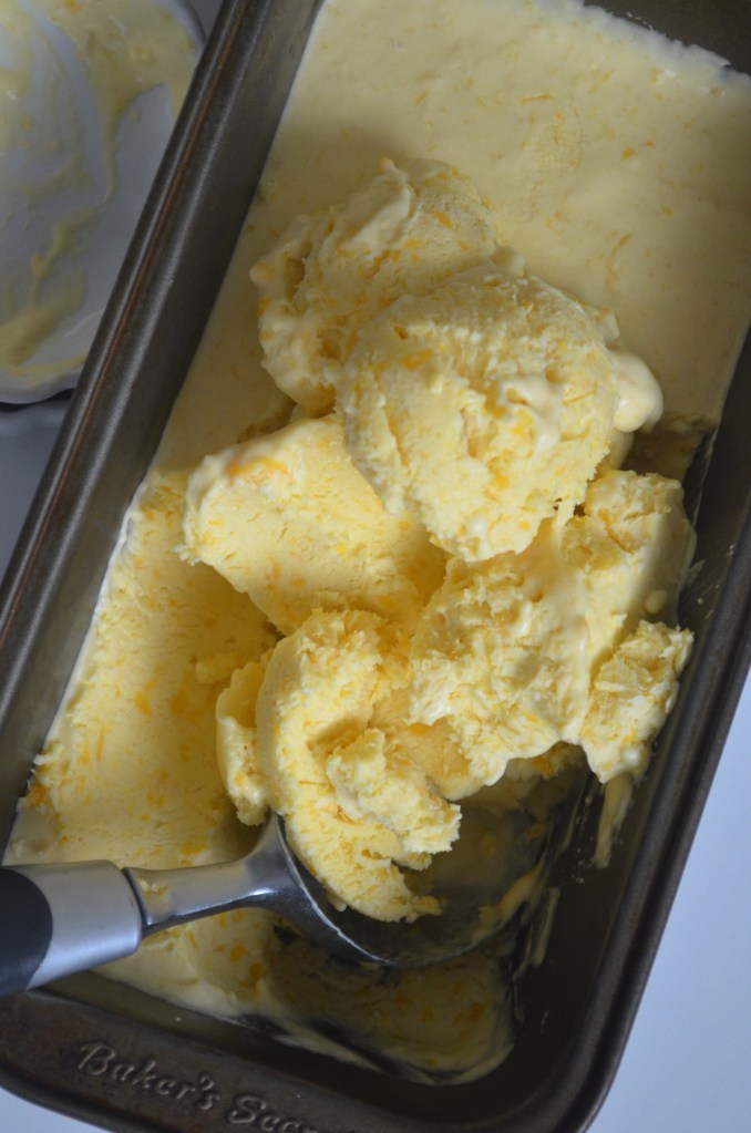 Homemade Mango Ice Cream