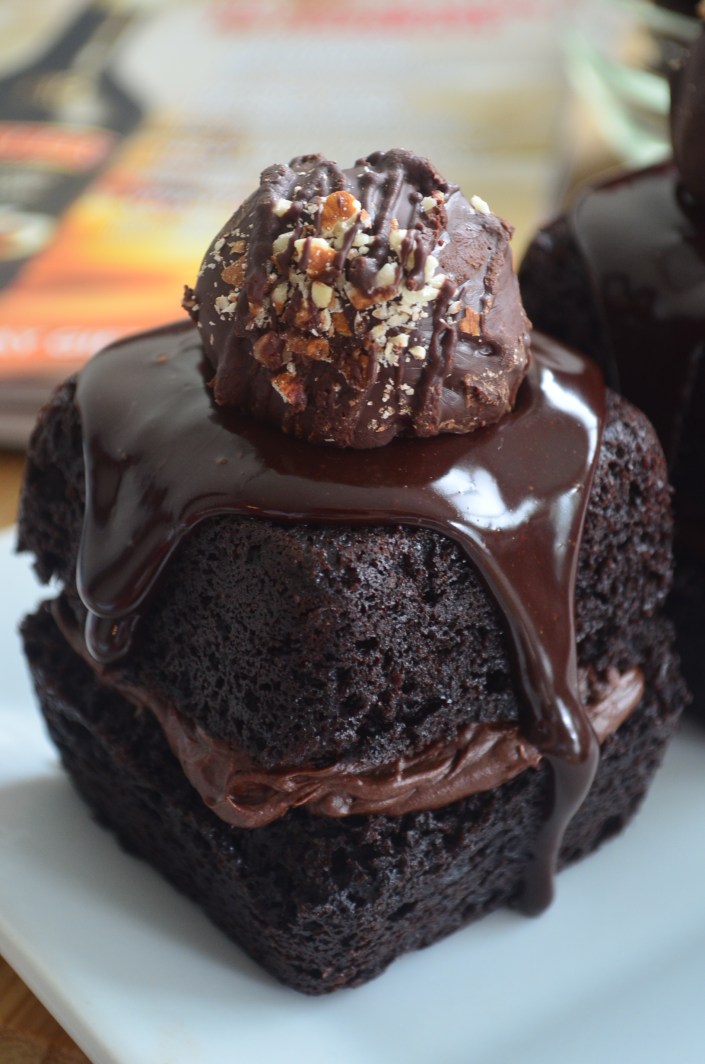 Chocolate Cake Almond Truffles Cake (Small Batch) Recipe