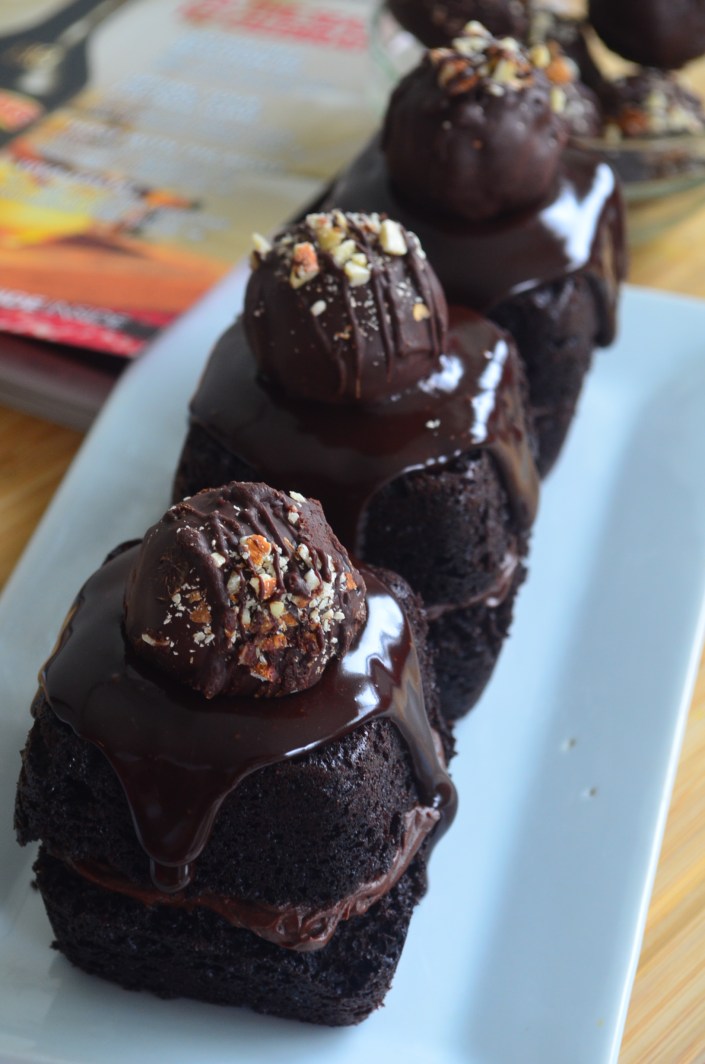 Chocolate Cake Almond Truffles Cake (Small Batch)