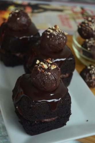 Easy Almond Truffles Chocolate Cake Recipe