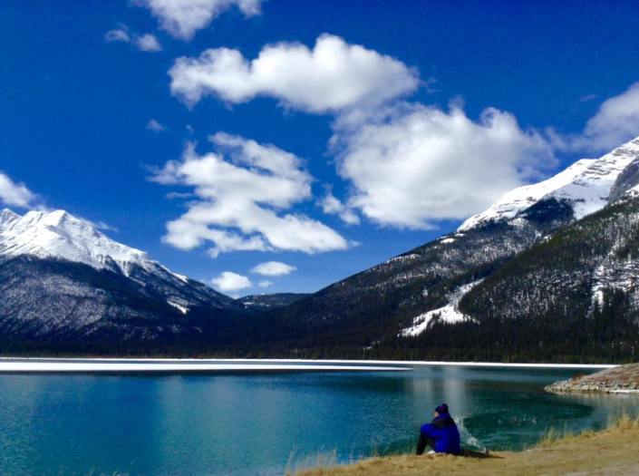 Exploring nature in Canmore, Alberta Canada