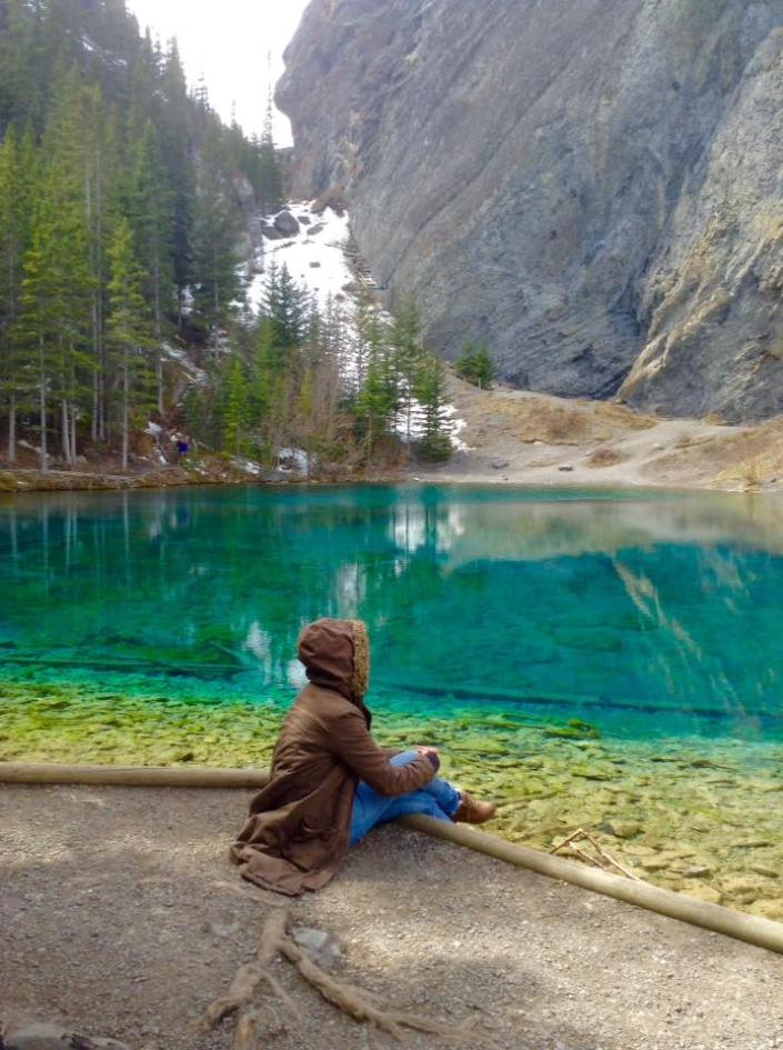 Exploring nature in Canmore, Alberta Canada