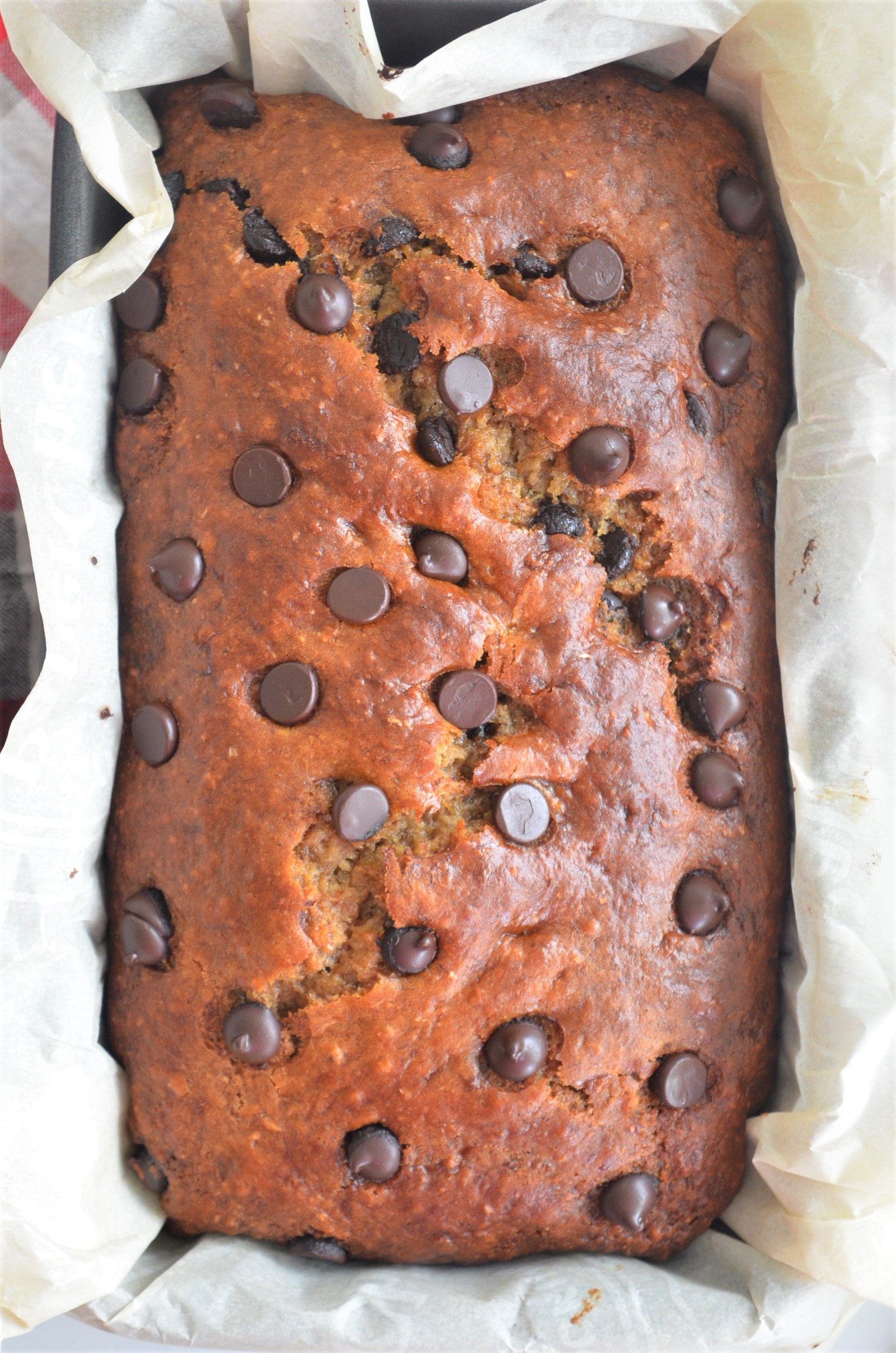 Chocolate Chip Yogurt Banana Bread By SweetNSpicyLiving.com
