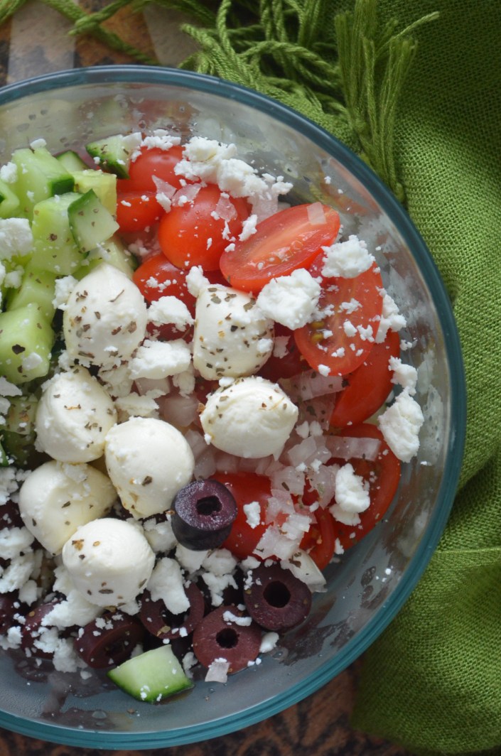 Boccaccini Greek Pasta Salad
