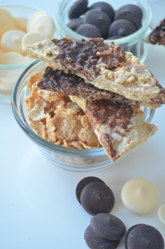 Corn Flakes Cereals Bark Chocolate