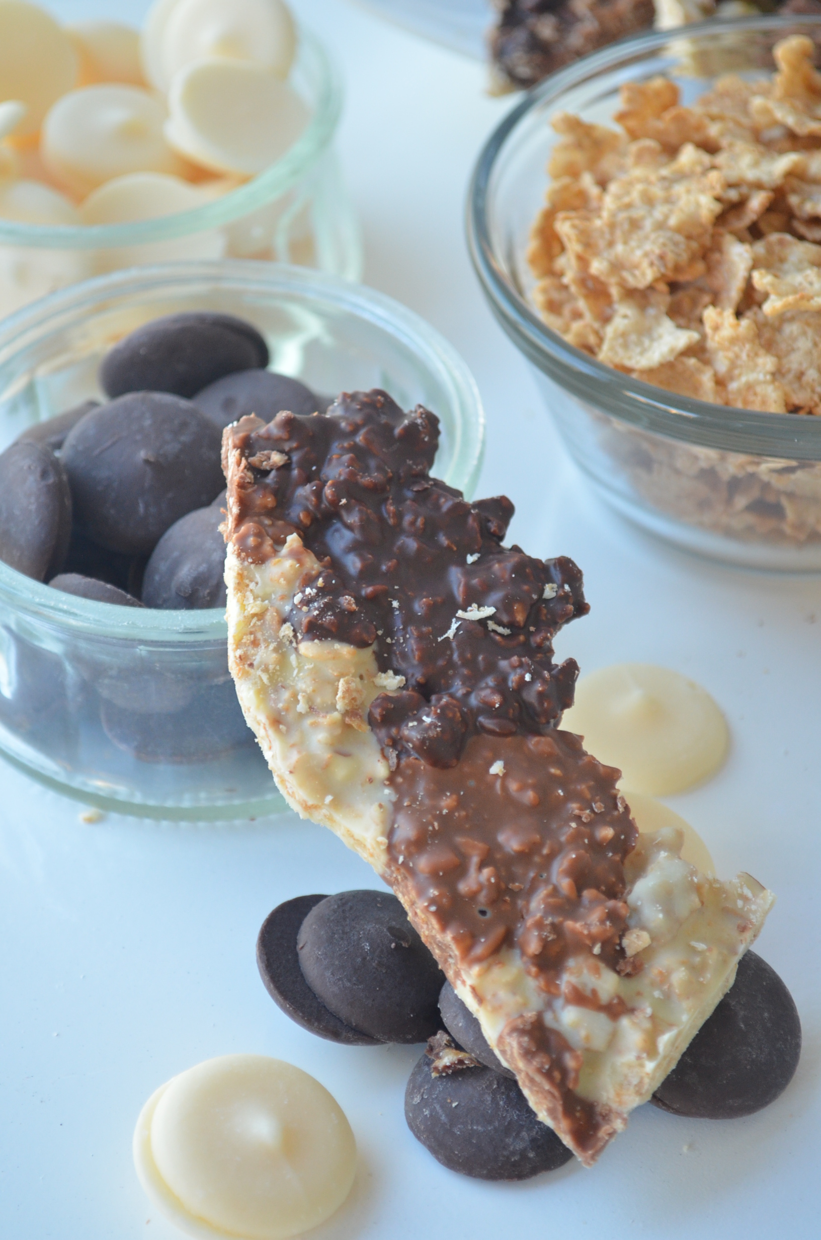 Corn Flakes Cereals Bark Chocolate