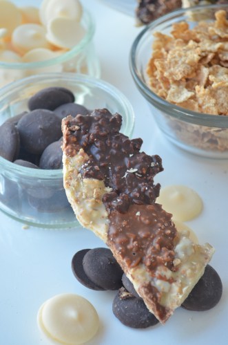 Corn Flakes Cereals Bark Chocolate