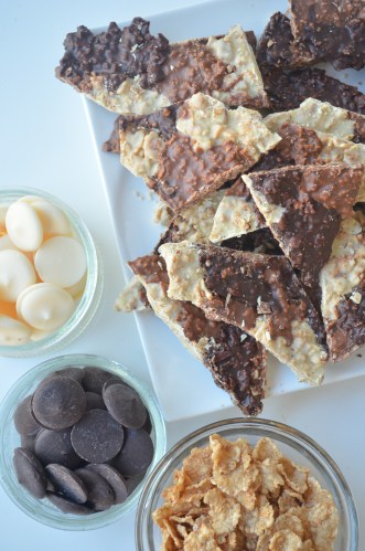 Corn Flakes Cereals Bark Chocolate