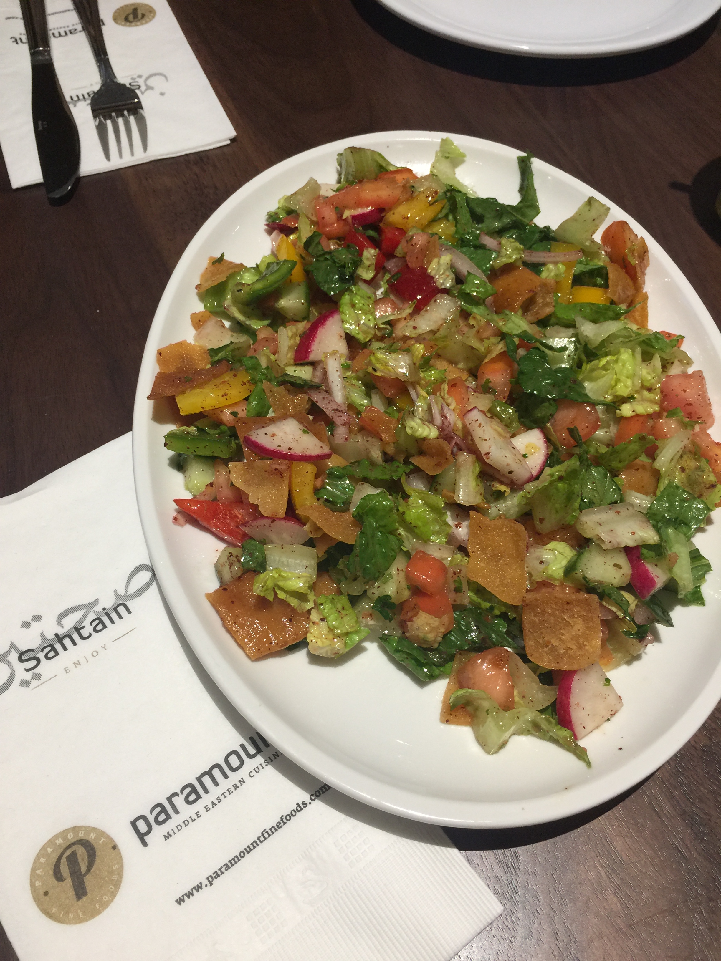 Fattoushed Salad