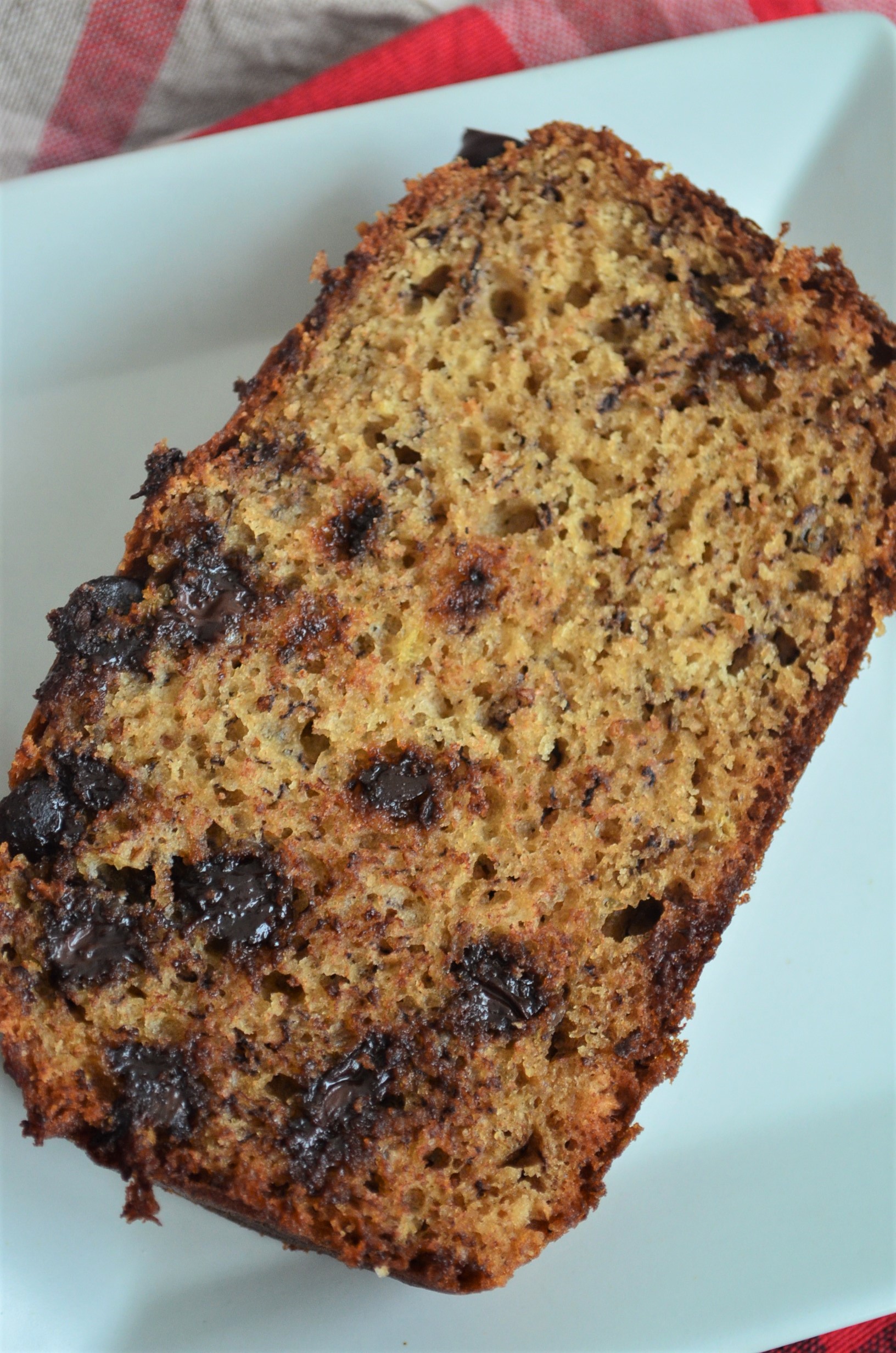 Moist Chocolate Chip Banana Bread By SweetNSpicyLiving.com