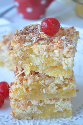 Pina Colada Crumble Bars (Small batch)