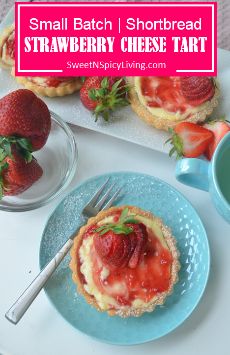 Strawberry Shortbread Cheese Tart 3