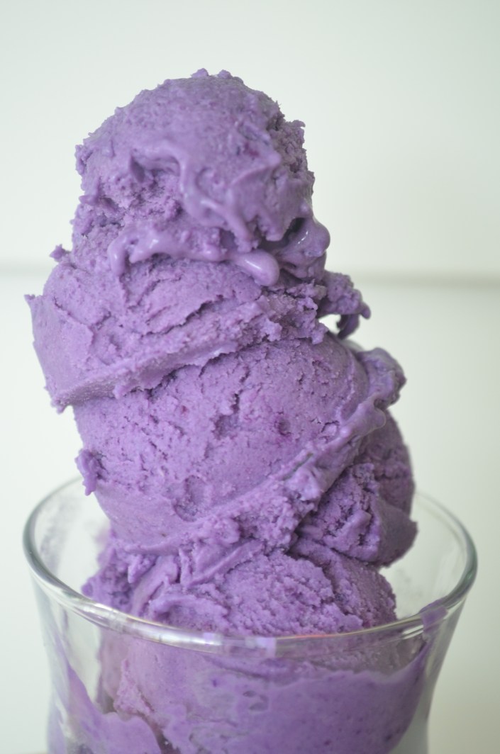 DIY Homemade Ube Ice Cream at SweetnSpicyLiving.com