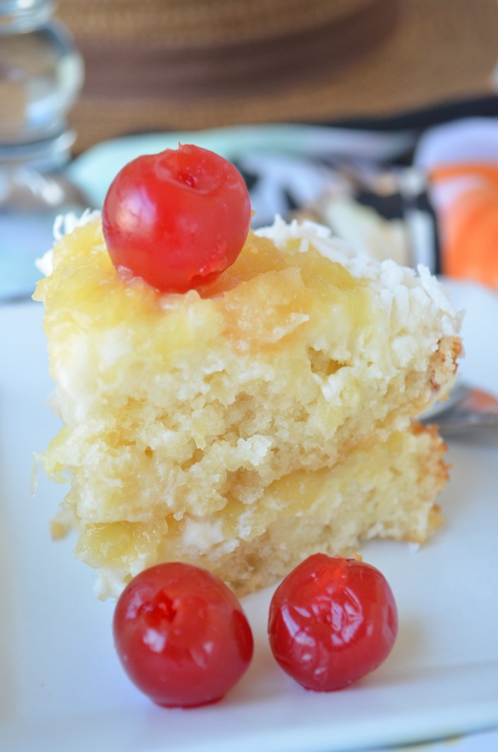 Small Batch Piña Colada Cake