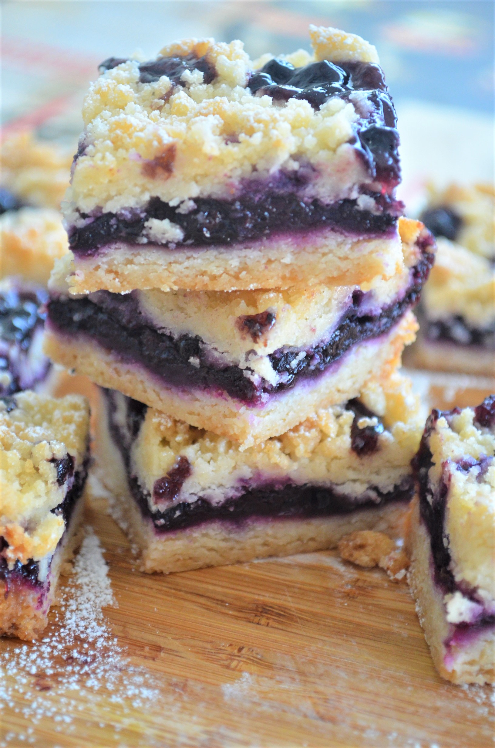 Small Batch Blueberry Bars By SweetnSPicyLiving