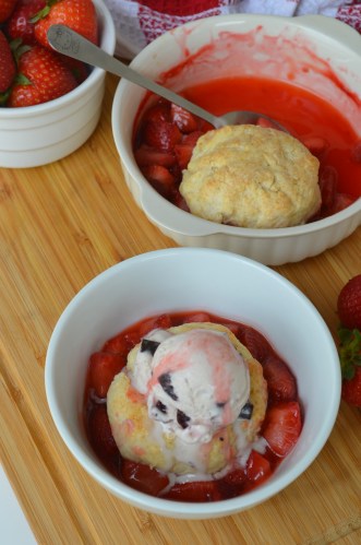 Strawberry Cobbler Small Batch