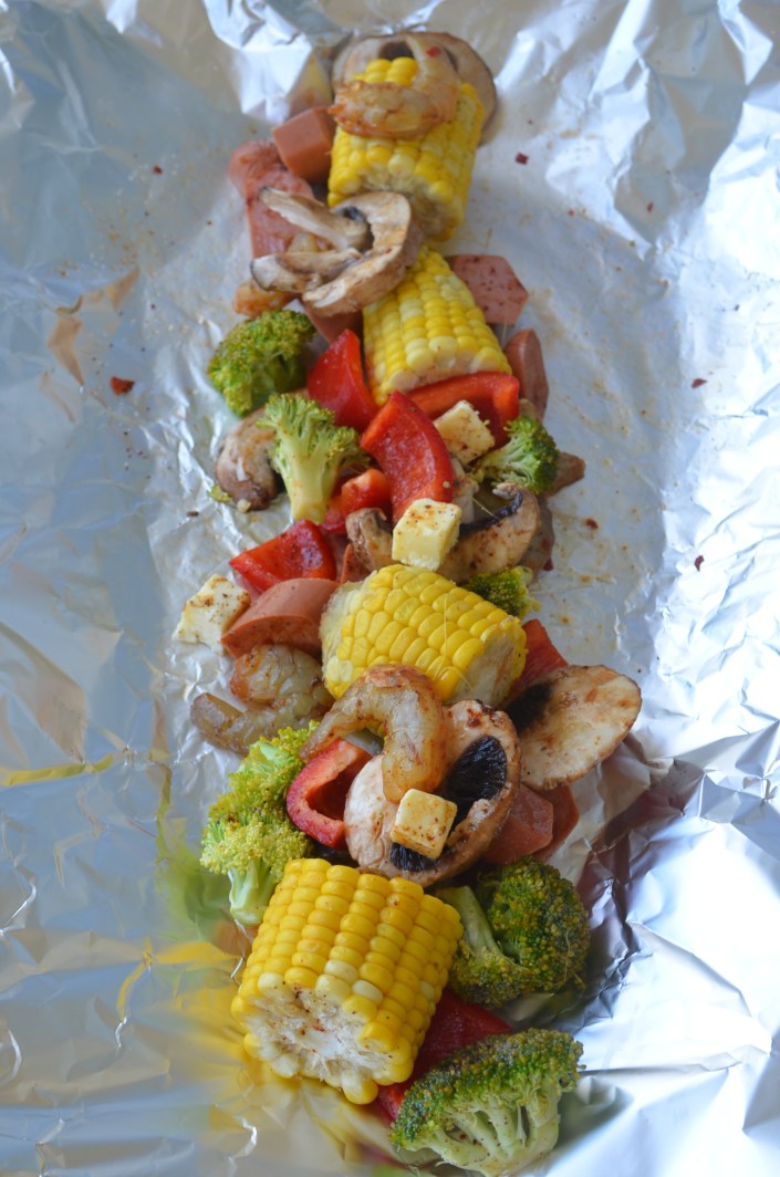 Grilled Shrimp Foil Packets