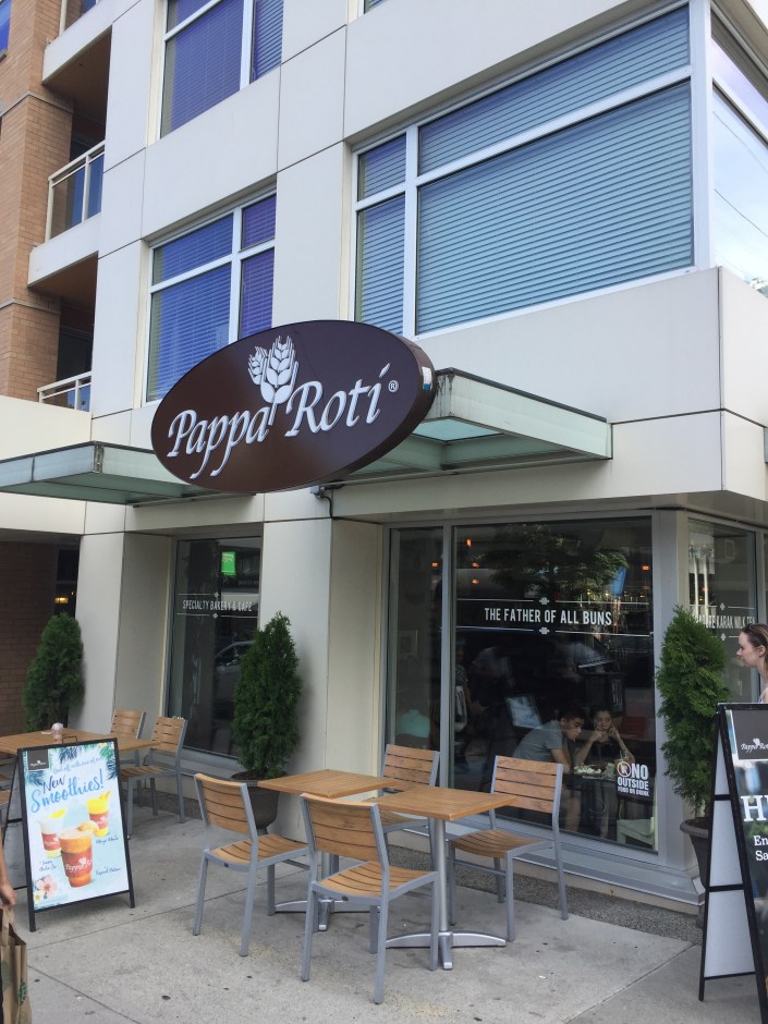 Pappa Roti Cafe, Downtown Vancouver BC