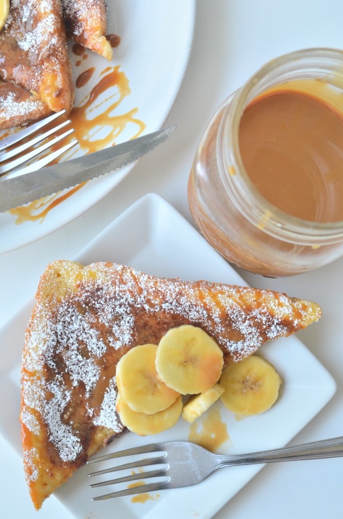 Small Batch Banana Caramel French Toast